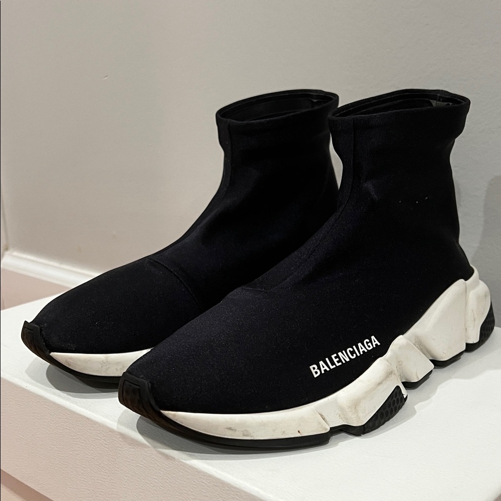 Balenciaga Speed Trainers Blacka nd White